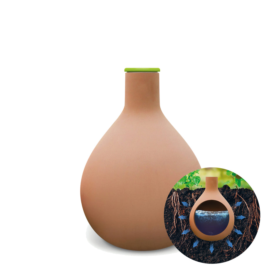 Plant Watering System HYDRO MAX S, Olla made of Clay, Irrigation Ø 23.6 in