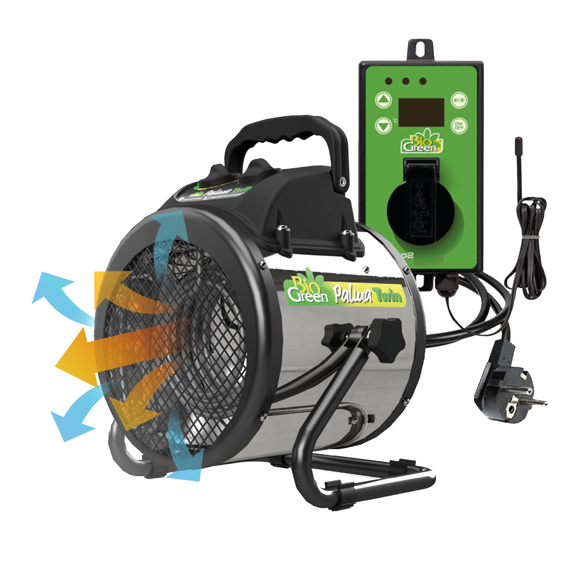 Greenhouse Heater 110 V With Digital Summer/Winter Thermostat "Palma