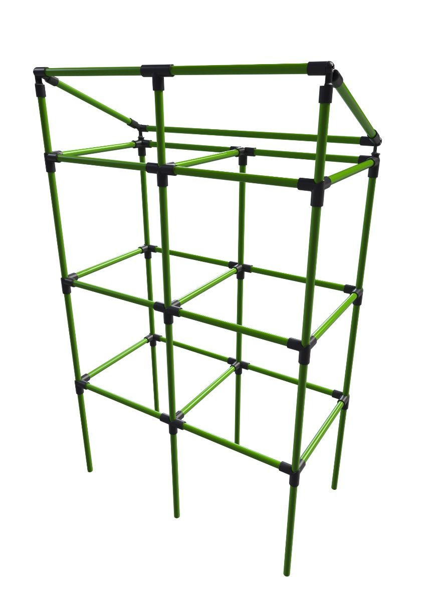Trellis for Raised Garden Bed with Watering System CITY JUNGLE