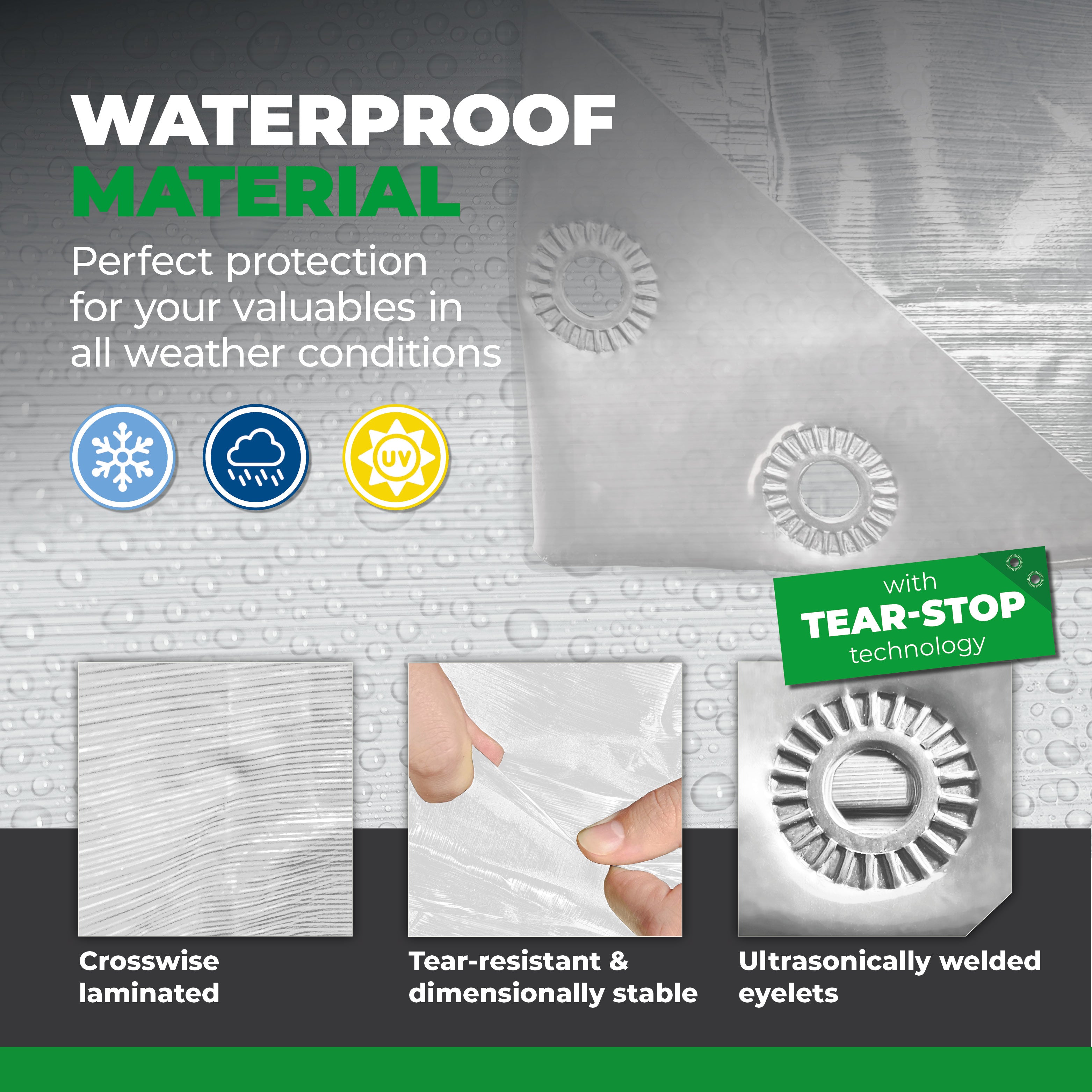 Heavy Duty Translucent Tarp - 
