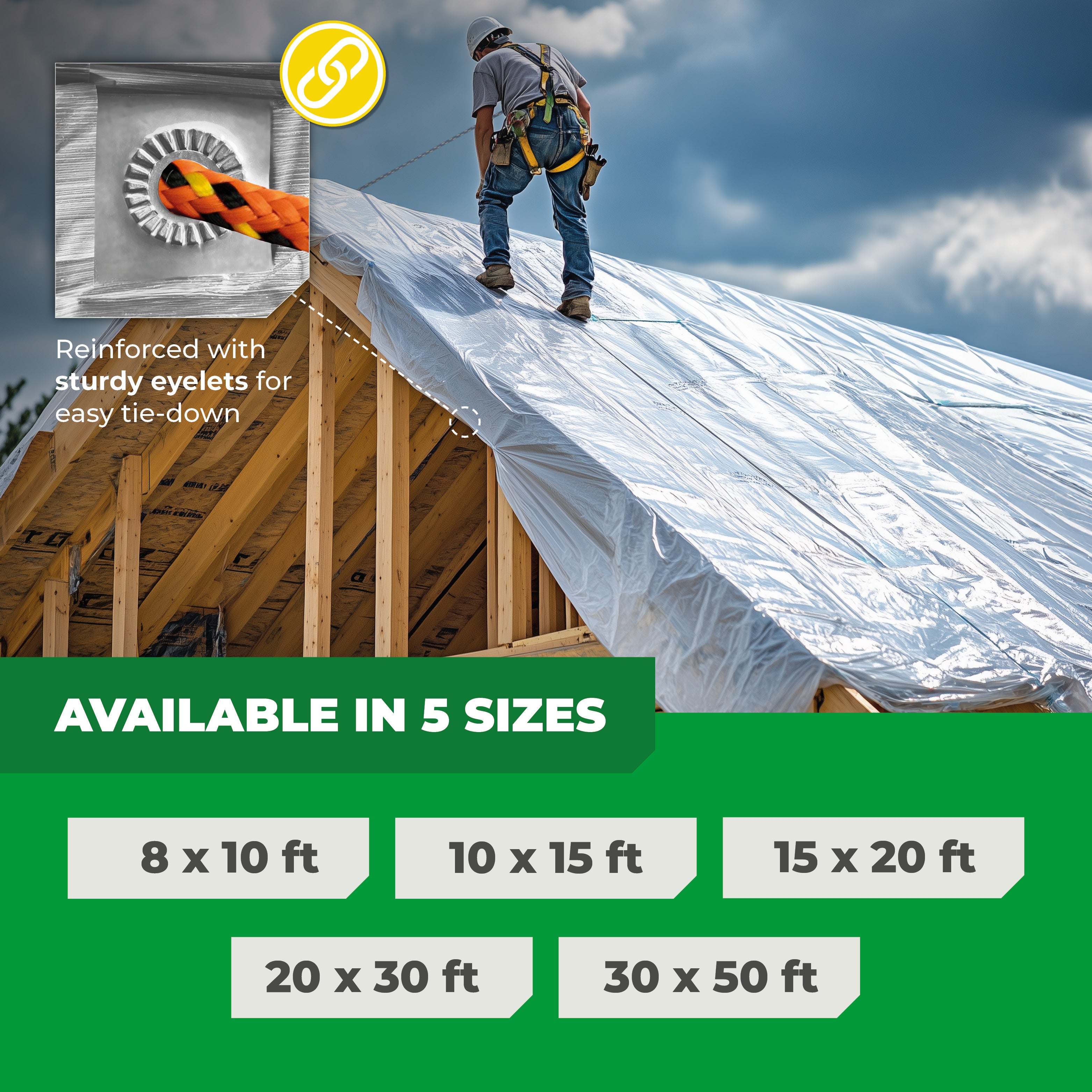 Heavy Duty Translucent Tarp - 