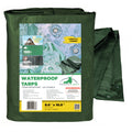 Heavy Duty Poly Tarp, Waterproof, Garden, Camping, Furniture Cover 90 GSM Green